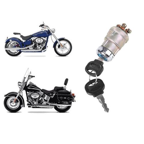 Interrupteur De Démarrage De Moteur Universel À 4 Fils, Pour Voiture, Moto, Tracteur, Chariot Élévateur, Remorque, Avec Clé