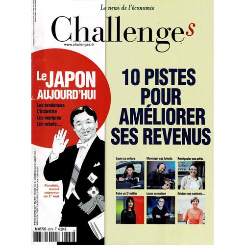 Challenges N°607 25 Avril 2019: 10 Pistes Pour Ameliorer Ses Revenus