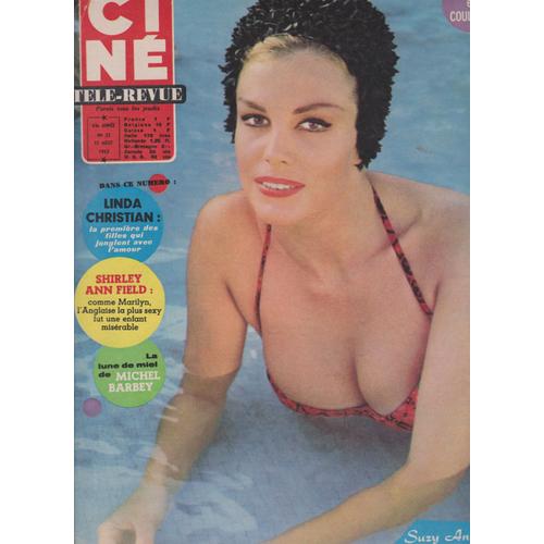 Ciné Télé Revue N° 33 Aout 1963 Suzy Andersen Cover, Christine Maybach Poster