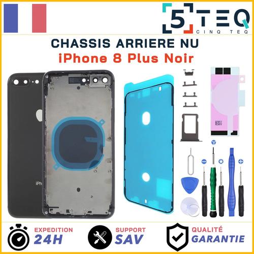 Chassis Remplacement Nu Pour Iphone 8 Plus Noir - Chassis Arriere + Kit