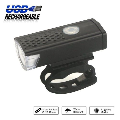 Phare De Vélo Réglable, Feu Arrière De Sécurité Nocturne, Lumière De Cyclisme Rechargeable Par Usb, Accessoires De Vélo De Route Et Vtt