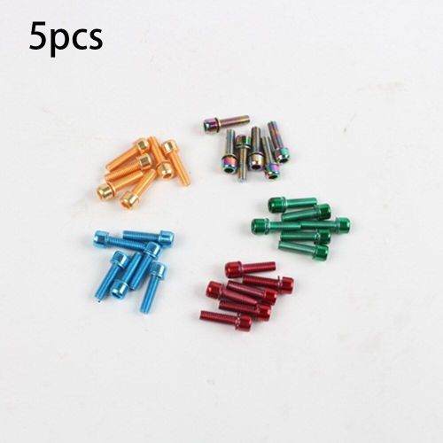Vis De Guidon De Vélo En Titane Plaqué M5 X 18mm, Utile Et Durable