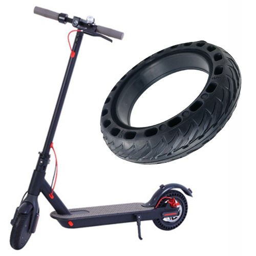 Pneu De Scooter Électrique De 8.5 Pouces 8.5x2.0 Pneu Anti-Déflagrant Pour Xiaomi M365/1s/Pro/Pro2 Pneu Plein En Nid D'abeille En Caoutchouc 215x215x50mm