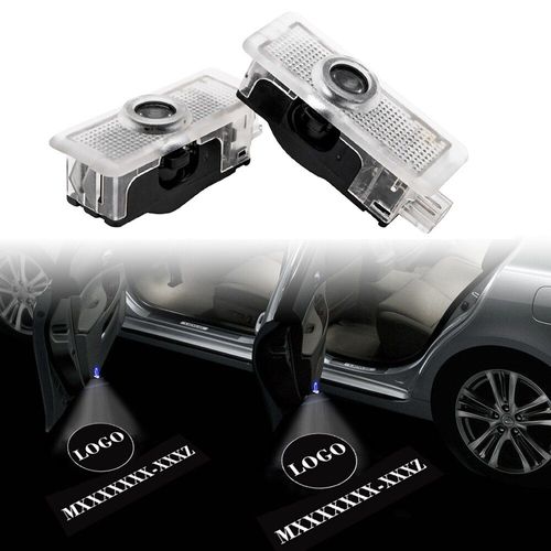 2 Pièces Pour Mercedes Benz E Cla Cls Classe Led Voiture Logo Porte Lumière Courtoisie Fantôme Ombre Auto Emblème Laser Projet Bienvenue Lampe Nouveau
