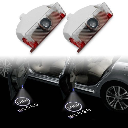 Pour Mercedes Amg Bienvenue Lampe Auto Logo Laser Projecteur Fantôme Lumière Emblème Ombre Luces Pour Benz X204 W168 W169 W245 Glk 250 300