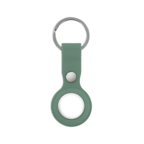 Protection En Silicone Avec Attache Porte-Clé Pour Airtag - Vert