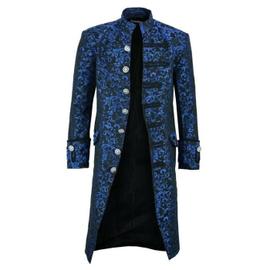 FUNMOON - Jtong Caban Homme Hiver Manteau Long Trench-Coat Chaud