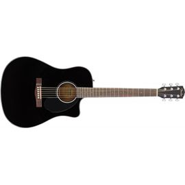Fender Cd-60sce Dreadnought Black - Guitare Électro-Acoustique