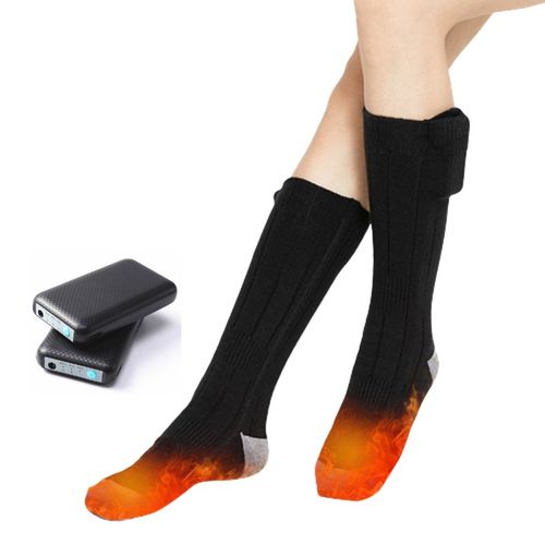 Chaussettes Chauffantes À Batterie 4000 Mah Le Noir S