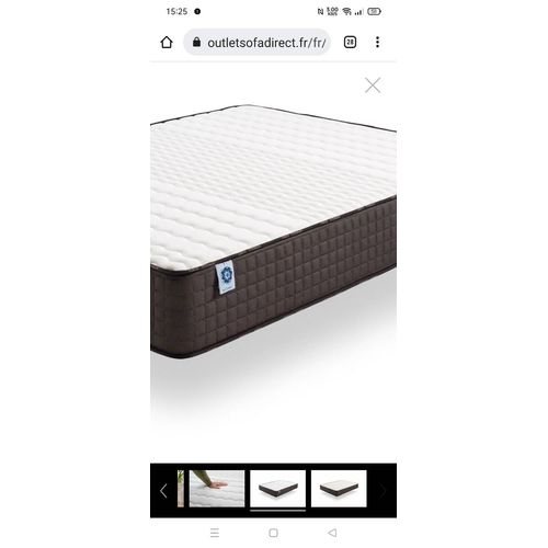 Matelas latex et soumier 160/200
