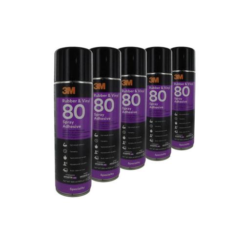 Lot de 5 colles en aérosol 3M Scotch-Weld 80 néoprène - 500 ml