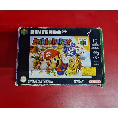 Jeu Mario Party 1 Nintendo 64 En Boîte Avec Notice