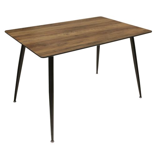 Table À Manger Mobilier Design - L. 115 X H. 75 Cm - Marron