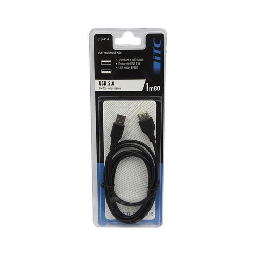 RALLONGE USB 2.0 1.80M