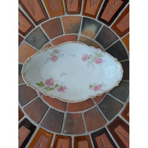Ravier / Plat De Service 2. Porcelaine Limoges. Estampillé