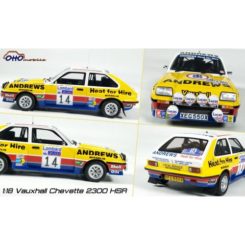Miniature Neuve Vauxhall Chevette Gr.B Groupe B Russel Brooke's 1/18 Otto Ottomobile Ottomodels-Otto Mobile