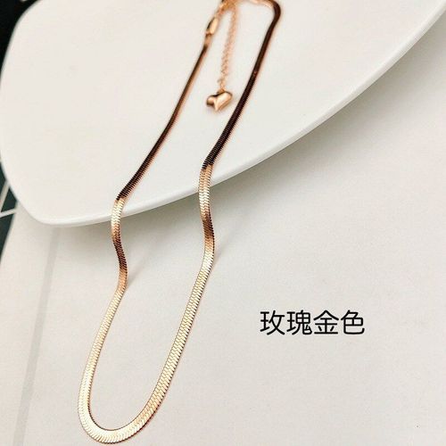 Colliers En Acier Inoxydable 316l Pour Femmes, 3 Couleurs, Os De Serpent, Ras Du Cou À Chaîne Épaisse, Pendentifs, Nouvelle Collection 2021