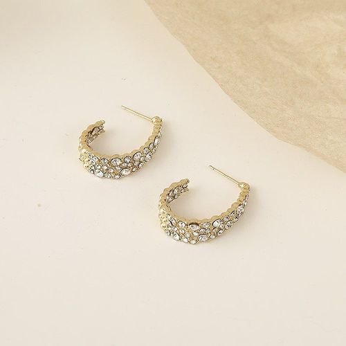 Boucles D'oreilles En Strass Pour Femmes, Grandes Boucles, Or, Noir, Magnifiques, Géométriques, Brillantes, Bijoux De Mariée, Dangle