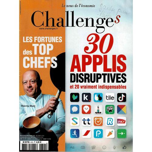 Challenges N°615 20 Juin 2019: 30 Applis Disruptives