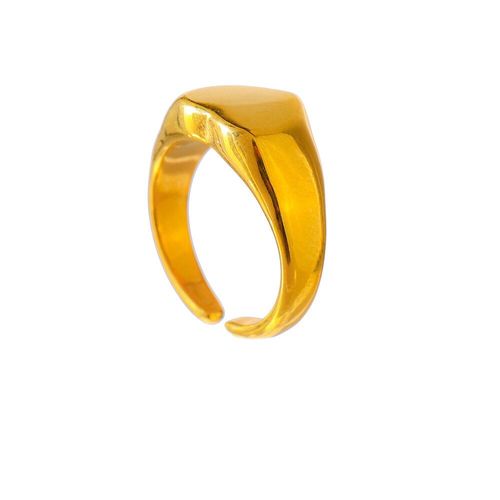 Bague En Acier Inoxydable Pour Femmes, Bijou Doré, Ouverture De C¿Ur, Romantique, Cadeau De Fête, 2021