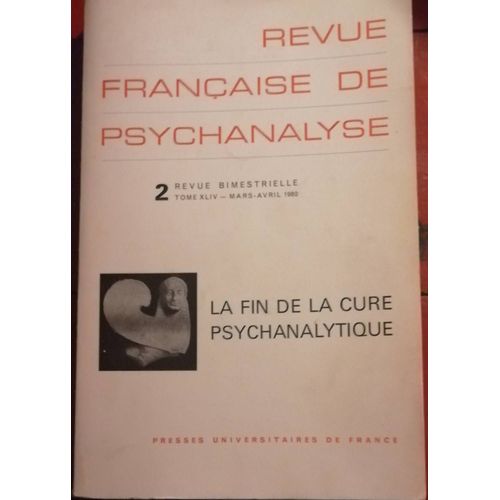Revue Française De Psychanalyse Mars-Avril 1980