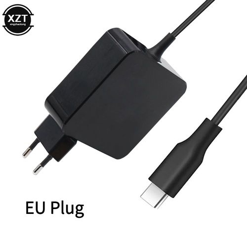 Chargeur rapide USB Type C PD,65W,45W,20V,3,25 A,adaptateur secteur pour ordinateur portable,MacPle,ASUS,ZenPle,Lenovo,Dell,Xiaomi Air,HP,Sony - Type EU