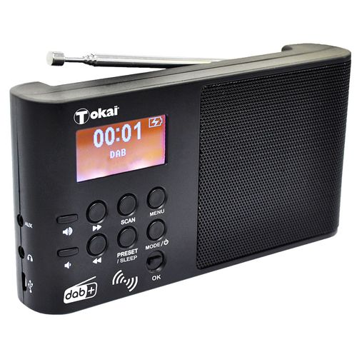 Radio Portable Fm/Dab+ Noire - Tokai - Noire