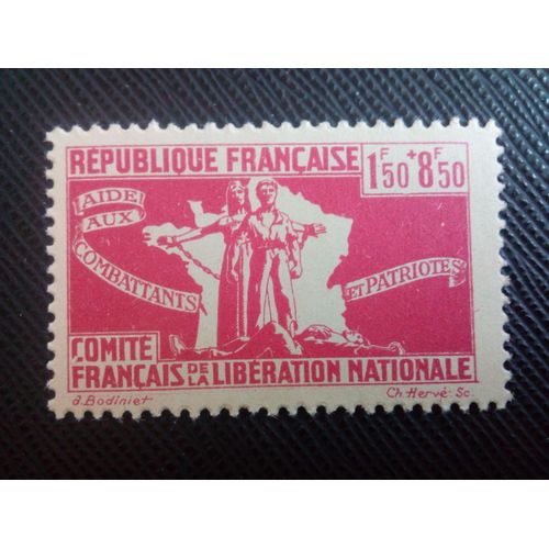 Timbre Colonies Françaises Yt 2 Colonies Françaises - Pour Aider Les Combattants. Libération 1943 ( 050305 )