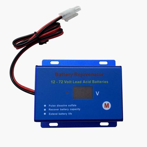 Désulfatateur régénérateur de batterie 12V 24V 36V 48V,pour Batteries au plomb 12V - 72V avec câbles à déconnexion rapide - Type with mounting hole