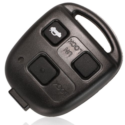 Jingyuqin-Coque De Clé De Voiture Intelligente À Distance,Étui À 2 Ou 3 Boutons,Couvercle Fob,Lexus Jas300,Es300,Ls400,Gx460,Toyota Cortrustcamry,Rav4 - Type 3 Buttons Full Case-For Toyota