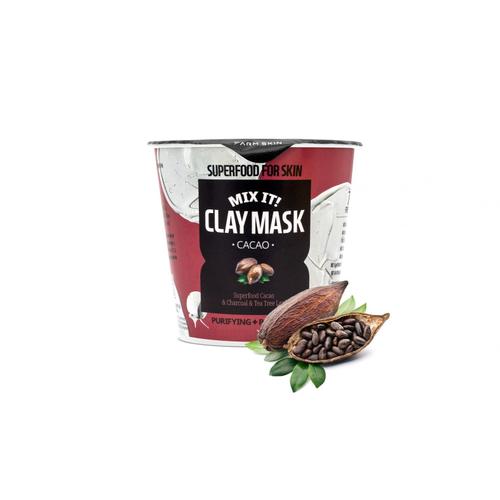 Farm Skin - Mix It! Masque Visage Cacao Purifiant Et Soin Des Pores - 25ml+12g 