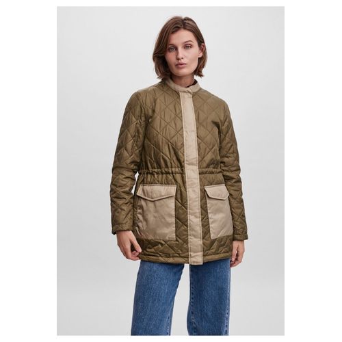 Veste Matelassée Vert Femme