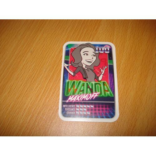 Carte De Jeux Marvell - Leclerc 2021 - N°100 Wanda Maximoff