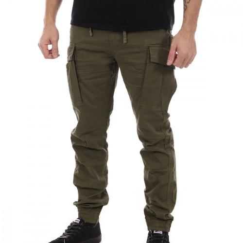 Pantalon Cargo Kaki Homme Schott Relax