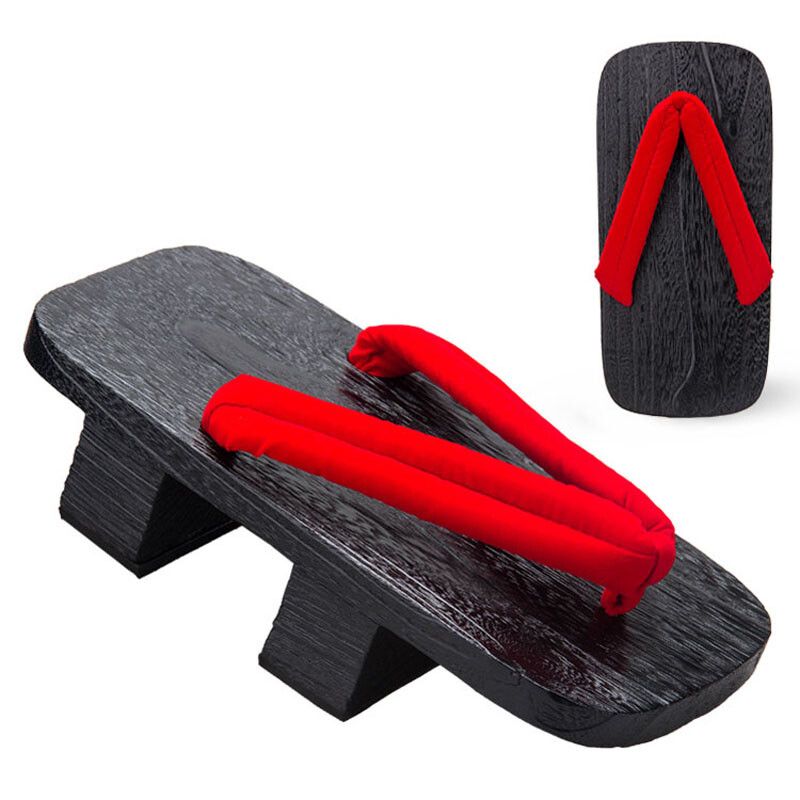 Pantoufles Geta Pour Hommes,Sabots En Bois Financirement Ja...