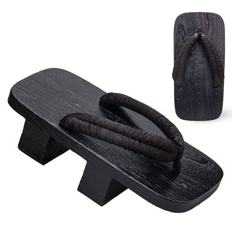Pantoufles Geta Pour Hommes,Sabots En Bois Financirement Ja...