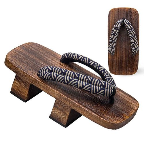 Pantoufles Geta Pour Hommes,Sabots En Bois Financièrement Japonais,Chaussures De Cosplay Onmyoji,Pantoufles Paulfulness Ia,Samouraï Chinois Masculin,Sandales D'été