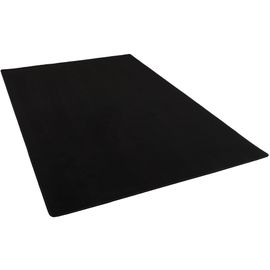 Snapstyle Carla - Tapis Basic Velours Noir 200x200 Cm