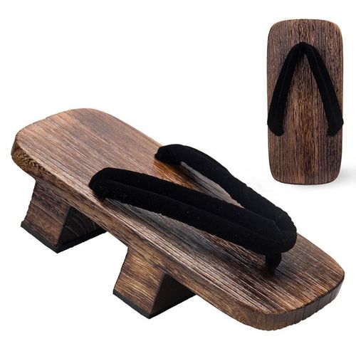 Pantoufles Geta Pour Hommes,Sabots En Bois Financièrement Japonais,Chaussures De Cosplay Onmyoji,Pantoufles Paulfulness Ia,Samouraï Chinois Masculin,Sandales D'été