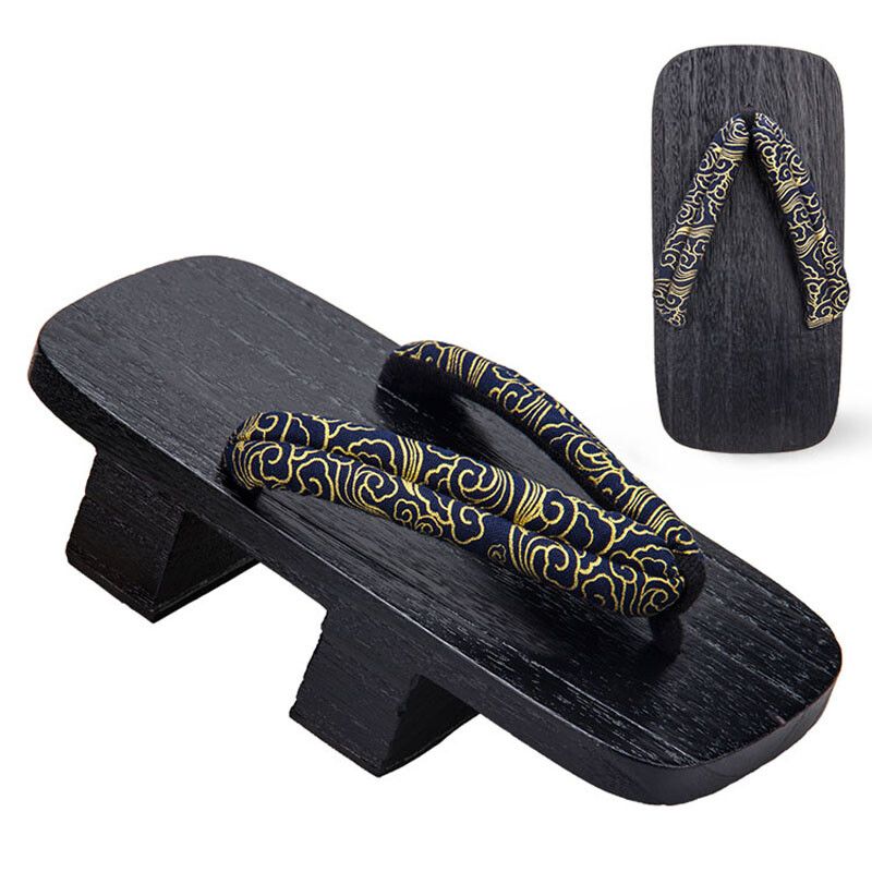 Pantoufles Geta Pour Hommes,Sabots En Bois Financirement Ja...