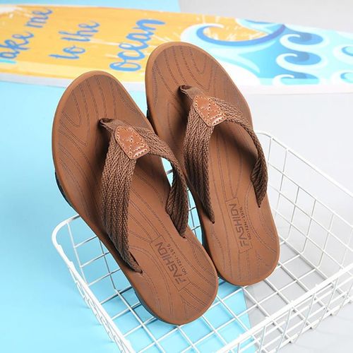 Tongs D'été Respirantes Pour Hommes,Chaussures Antidérapantes À Semelles En Caoutchouc,Pantoufles À La Mode,Chaussures D'extérieur Décontractées,Grande Taille 47