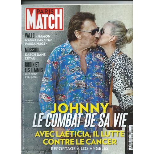Paris Match 16/03/2017 Johnny  Hallyday, Jane Birkin, Depeche Mode, James Gray, Kendji, Mode, Les Bodin's, Judith Magre