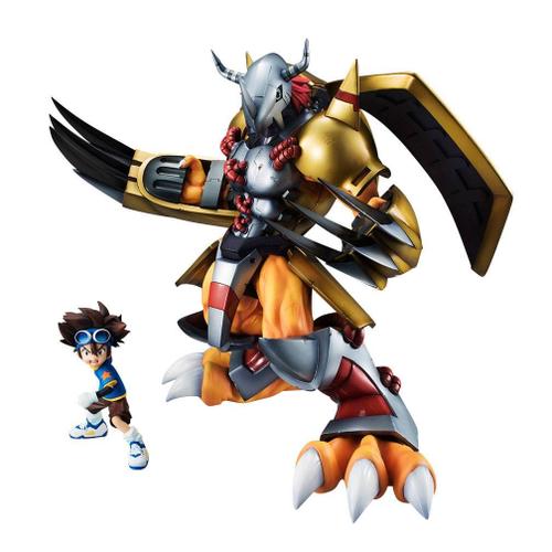 Digimon Adventure G.E.M. Series Statuette Pvc Wargreymon & Taichi 25 Cm