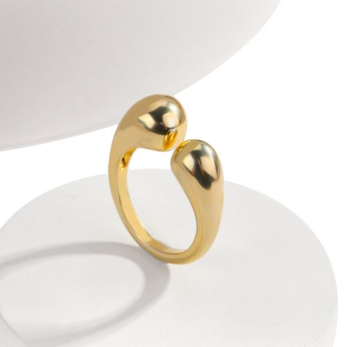 Bague Ouverte En Métal Simple Pour Femmes Et Hommes Amoureux, Bijoux De Mariage Minimaliste