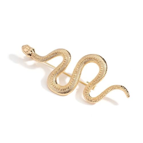 Broches En Forme De Serpent Pour Femmes Et Hommes, Bijoux De Luxe, Couleur Or, Design Unique, En Métal, Cadeaux De Fête