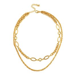 Collier En Métal Pour Hommes Et Femmes, Style Punk, Vintage, Basique, Gourmette Cubaine, Chaîne Ras Du Cou, Épais, Couleur Or Et Argent