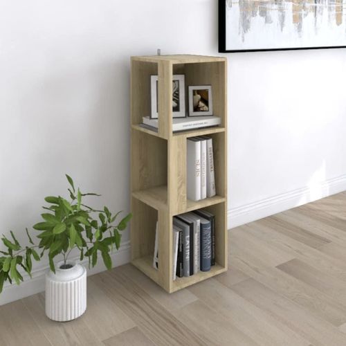 Vidaxl Armoire D'angle Chêne Sonoma 33x33x100 Cm Bois D'ingénierie