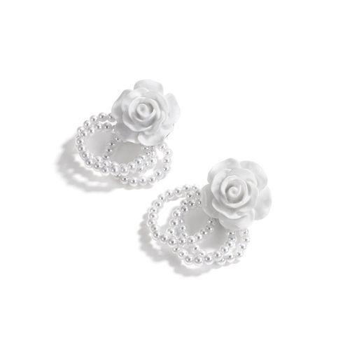 Boucles D'oreilles En Résine Acrylique Noir Et Blanc Pour Femmes Et Filles, Bijoux À La Mode 2021