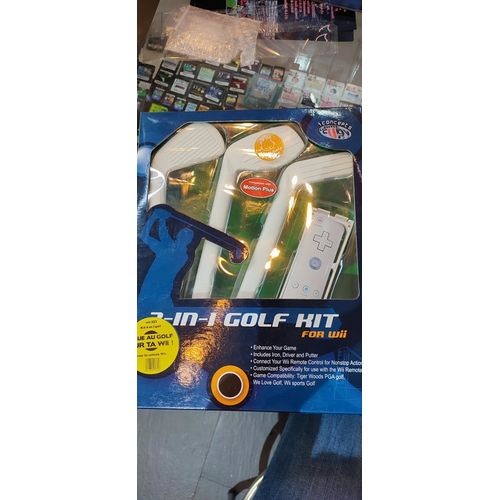 Kit 3 En 1 Golf - Nintendo Wii