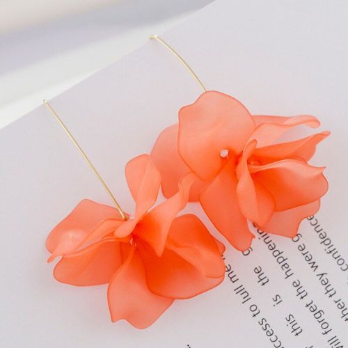 Boucles D'oreilles Longues En Résine Rose Pour Femmes, Nouveaux Designs Uniques, Style Bohème, Bijoux Cadeaux, 2021